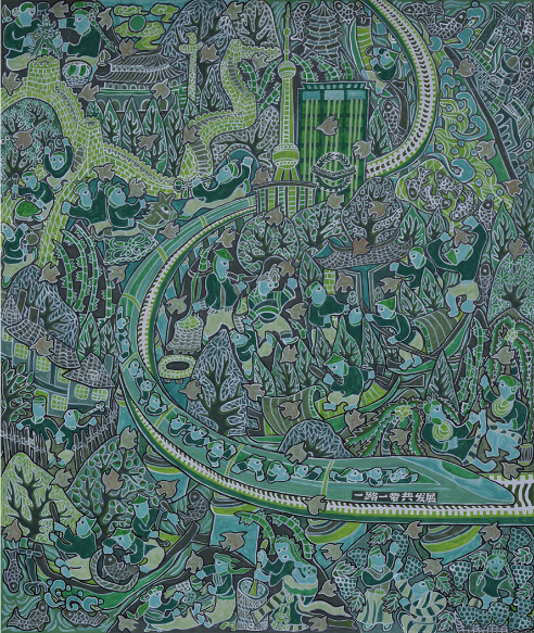 2015中国万安农民画展银奖作品