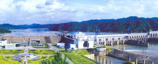 游江西万安水电站看飞腾水利