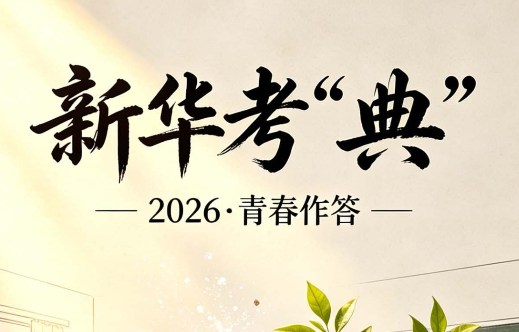 2026年江西中考作文题出炉 看看“新华语典”怎么写