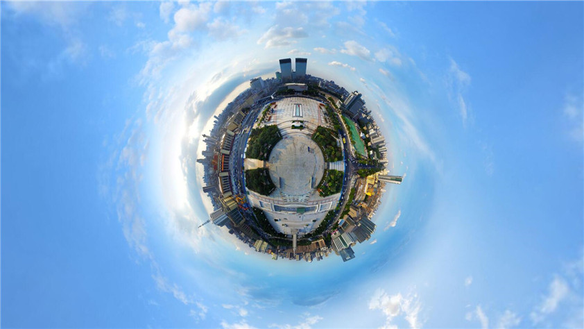 VR全景：新华鹰“飞阅”军旗升起的地方