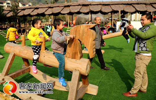 大余丫山乡村生态园元旦乡味十足受青睐