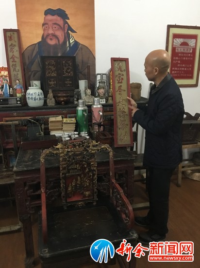 分宜一市民收藏千件民俗品 民俗文化入幼教