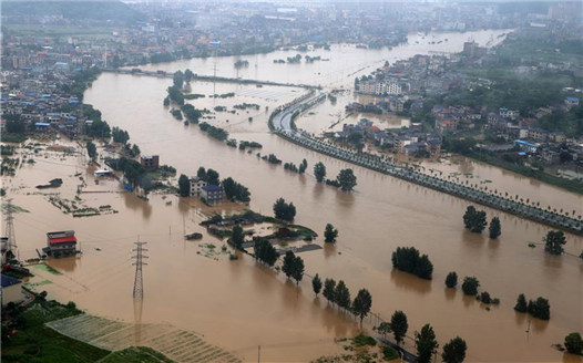 江西萍鄉遭遇強降雨 搶險救援積極開展