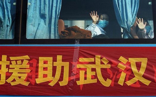 江西援助武漢醫療護理隊啟程