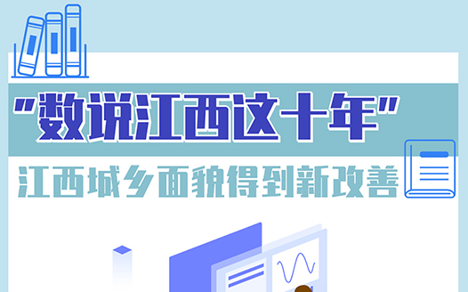 图解｜数说江西这十年：城乡面貌得到新改善