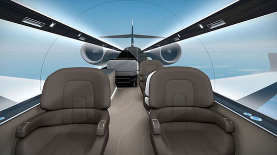 透明飞机10年内问世 可享受全外景感官